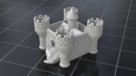 3D Printed Castle by gydwin | Pinshape