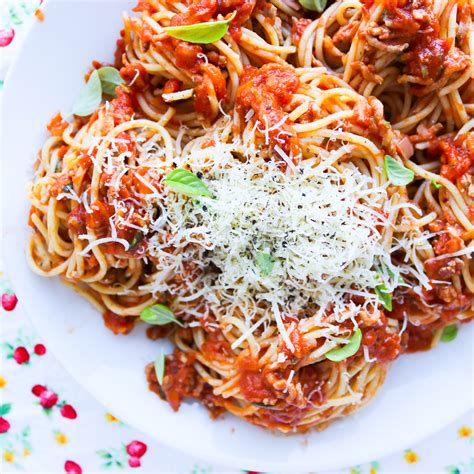 spaghetti bolognese - my lovely little lunch box