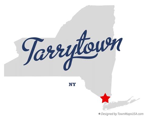 Map of Tarrytown, NY, New York