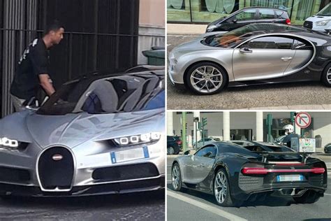 Cristiano Ronaldo takes rare £2.15m Bugatti Chiron out for spin in ...