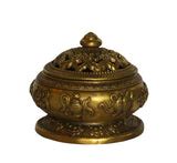 Brass Incense Holder - With Tibetan Buddhist symbols- Tara-Design.com ...