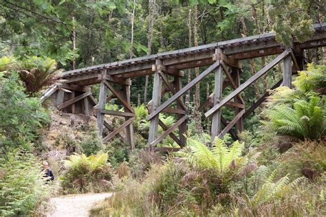 Wooden Trestle Bridge | West Coast Wilderness Railway Steam … | Flickr