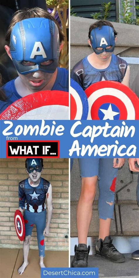 Zombie Captain America Costume - Desert Chica