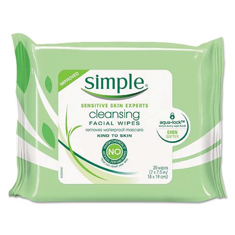 Amazon.com: Simple Cleansing Facial Wipes (25 wipes) : Beauty ...