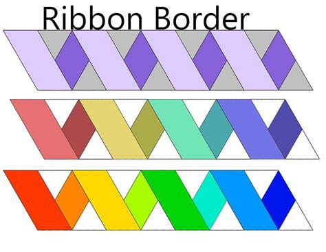 Ribbon Border | Craftsy | Quilt patterns free, Quilt patterns, Patchwork quilt patterns