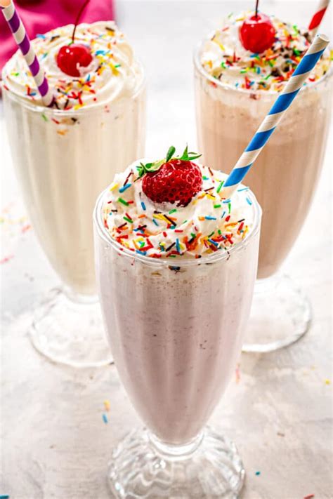 How to Make a Milkshake - 3 Flavors! - Julie's Eats & Treats