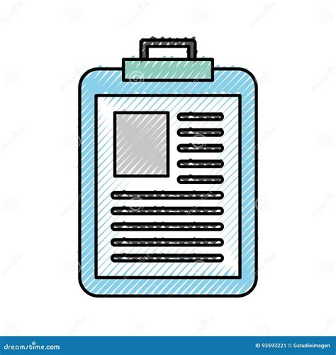 Medical report cartoon stock vector. Illustration of data - 93593221