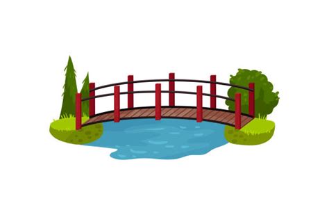 Best Pedestrian Bridge Illustrations, Royalty-Free Vector Graphics & Clip Art - iStock