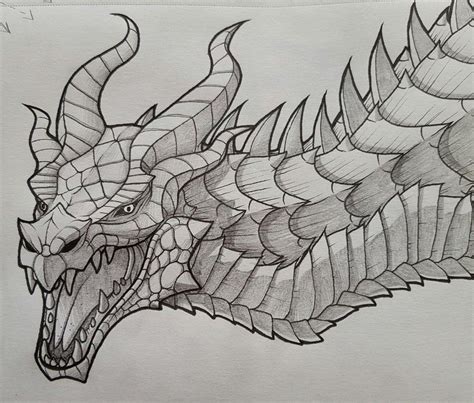 Skyrim Dragon | Skyrim dragon, Skyrim art, Dragon drawing