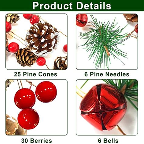 [Timer] Prelit Christmas Garland with Lights ,7 FT Xmas Pinecone ...