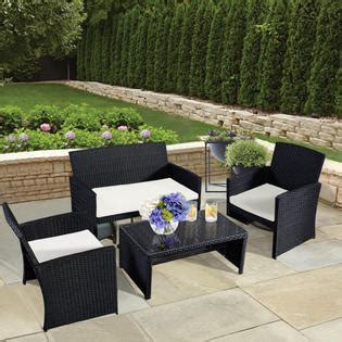 Costway 4pc. Wicker Rattan Patio Furniture Set - Sears Marketplace