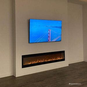 Touchstone - The Sideline 100 80032 100" Recessed Electric Fireplace — Fire Pits USA