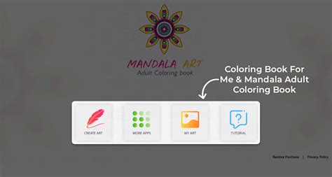 Coloring Book for Me & Mandala - Adult Coloring Book Tutorial - Game Studio USA