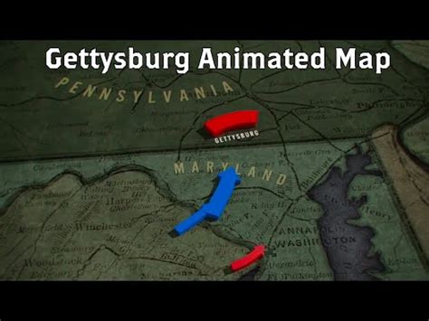 Gettysburg: Animated Battle Map - YouTube