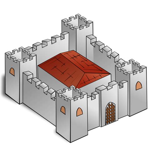 Fortress vector graphics | Public domain vectors