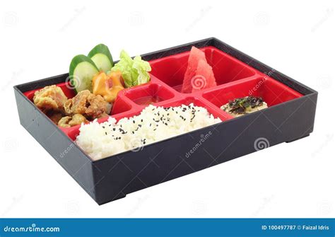 Famous Japanese Bento Box stock image. Image of food - 100497787