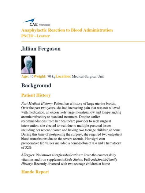 Blood Simulation Lab | PDF | Shock (Circulatory) | Allergy