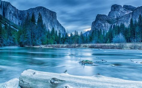 Yosemite National Park Winter Scenery Wallpapers - Wallpaper Cave