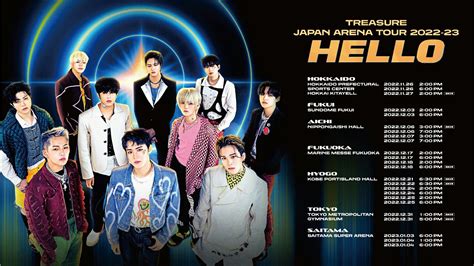 TREASURE 'HELLO' Japan arena tour 2022~23 | Gambar