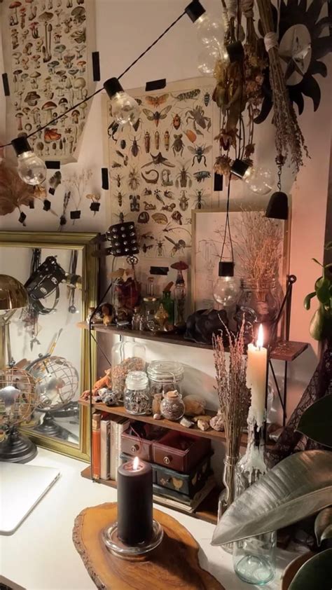 Witch Room Decor, Decor Room, Aesthetic Room Inspo, Aesthetic Black ...