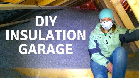 Insulating Garage, DIY, Cellulose Attic and Walls - YouTube