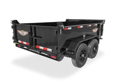 Utility Dump Trailer by H&H Trailers - 10,000 lb GVWR