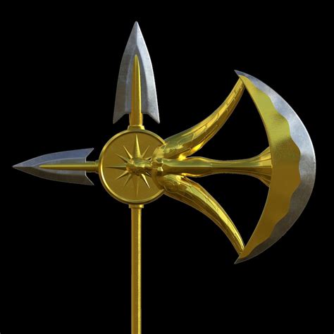 Escanor Divine Axe Rhitta Seven Deadly Sins 3D Model - Etsy