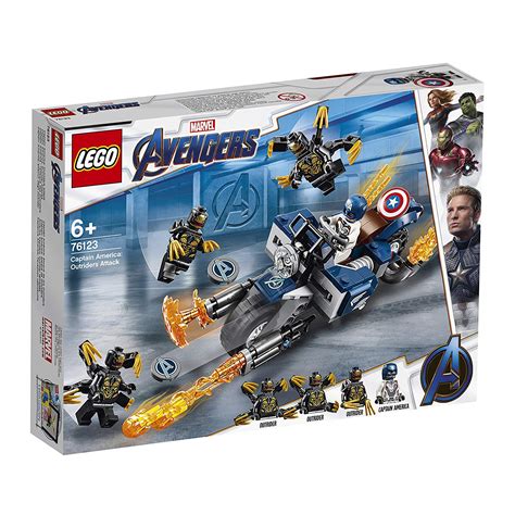 LEGO Avengers Endgame 76123 Captain America - Outriders Attack 2 - The ...