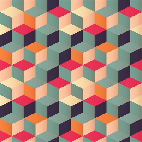 Geometric seamless pattern with colorful squares 694128 Vector Art at Vecteezy