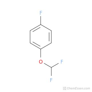 1-(Difluoromethoxy)-4-fluorobenzene Structure - C7H5F3O - Over 100 million chemical compounds ...