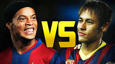 Neymar VS Ronaldinho Brazilian DNA Skills,Goals - YouTube