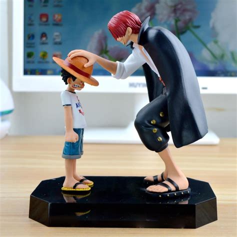 One Piece Straw Hat Child Luffy Shanks Figure 17.5cm | One piece ...