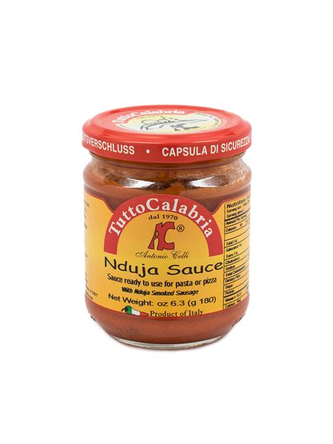 NDUJA SAUCE 6.3 oz. » Buon'Italia – Imported Italian Food