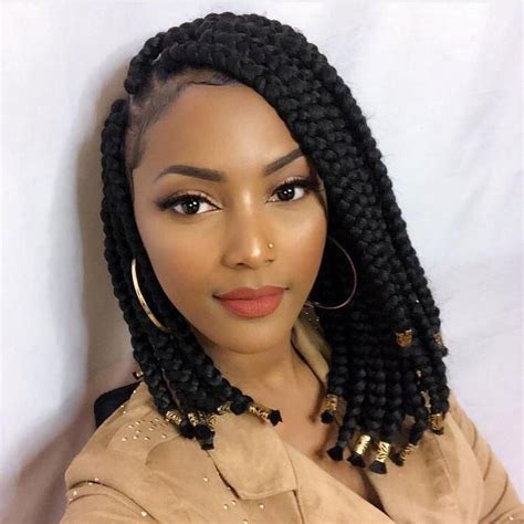 30+ Big Box Braids Bob Hairstyles – FASHIONBLOG