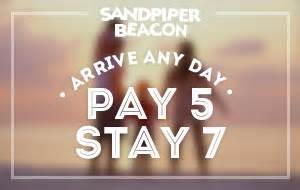 Panama City Beach Coupons & Discounts at the Sandpiper Beacon