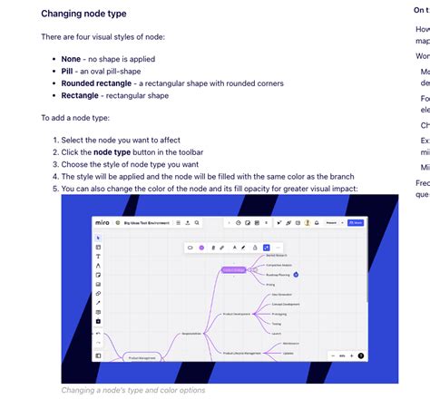 How to change mind map's appearance? | Miro