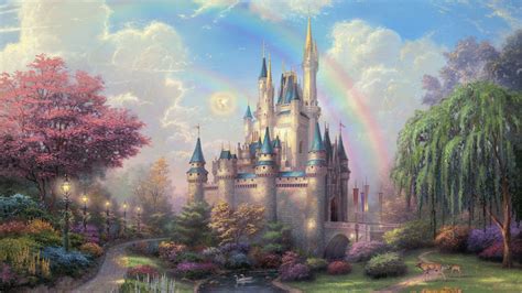 3840x2160 disneyland 4k best wallpaper hd free | Castillos, Thomas kinkade, Ilustraciones de cuentos