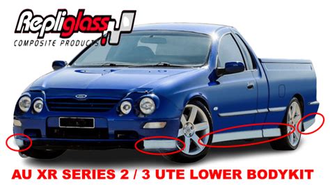 FORD FALCON AU UTE SERIES 2 and 3 XR6 XR8 LOWER ADD ON SPOILER BODY KIT ...