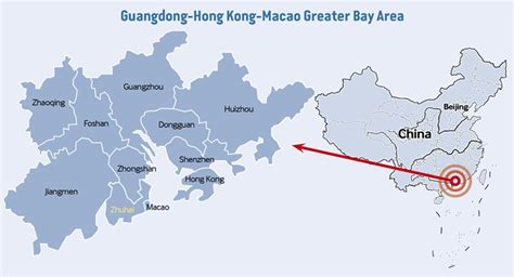 Guangdong Hong Kong Macao Greater Bay Area Map