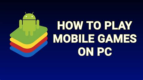 How to play Mobile Games on PC Windows/Mac (Android Emulator) - YouTube