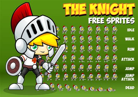 The Knight - Free Sprite | OpenGameArt.org