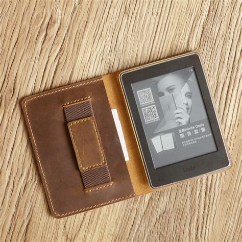 Amazon.com: Genuine Leather 2018 Kindle Paperwhite 4 case, Kindle ...