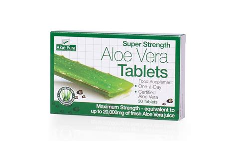 30 or 60 Aloe Vera Tablets | Groupon Goods