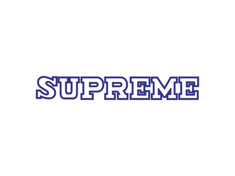 Supreme Logo PNG Transparent & SVG Vector - Freebie Supply