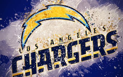 Download Los Angeles Chargers NFL Team Logo Wallpaper | Wallpapers.com