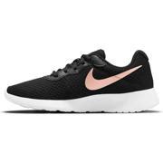 Nike Tanjun sneakers zwart/roze | wehkamp