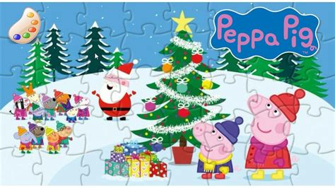 Fun Time Kids Peppa Pig Christmas Puzzle Game - YouTube