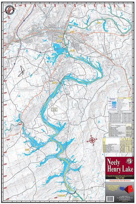 Neely Henry Lake #104 – Kingfisher Maps, Inc.