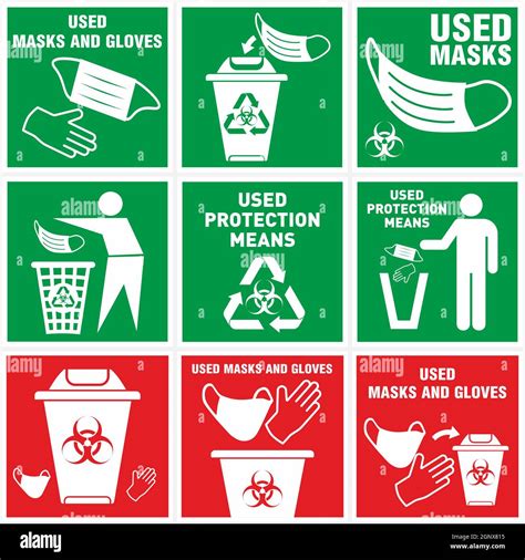 Biohazard waste bin Stock Vector Images - Alamy