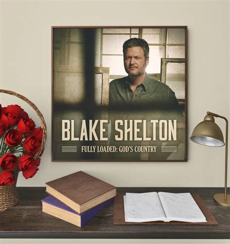 Fully Loaded Gods Country Blake Shelton Album Cover Poster | Etsy